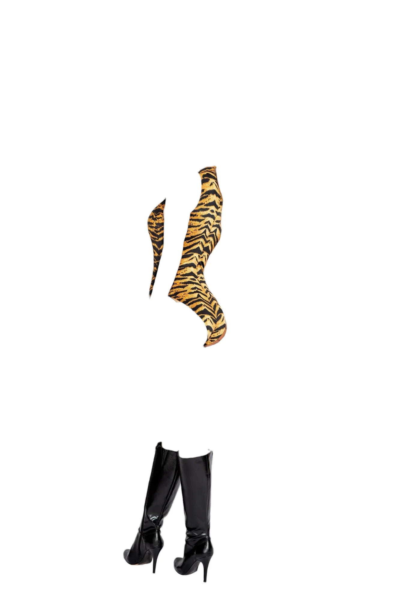 Roma Costume 2 PC Innocent Tiger Romper Black/Orange