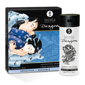 Shunga Dragon Sensitive Fire & Ice Penis Cream 2 Oz