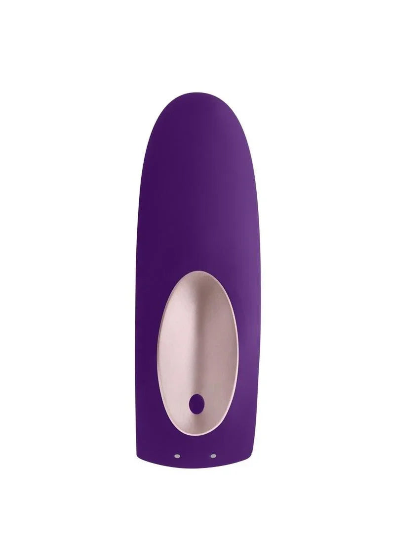Satisfyer Double Plus Silicone USB Rechargeable Couples Vibrator Purple