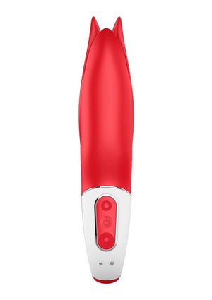 Satisfyer Power Flower Vibrator G-Spot and Clitoris Stimulator Waterproof Red