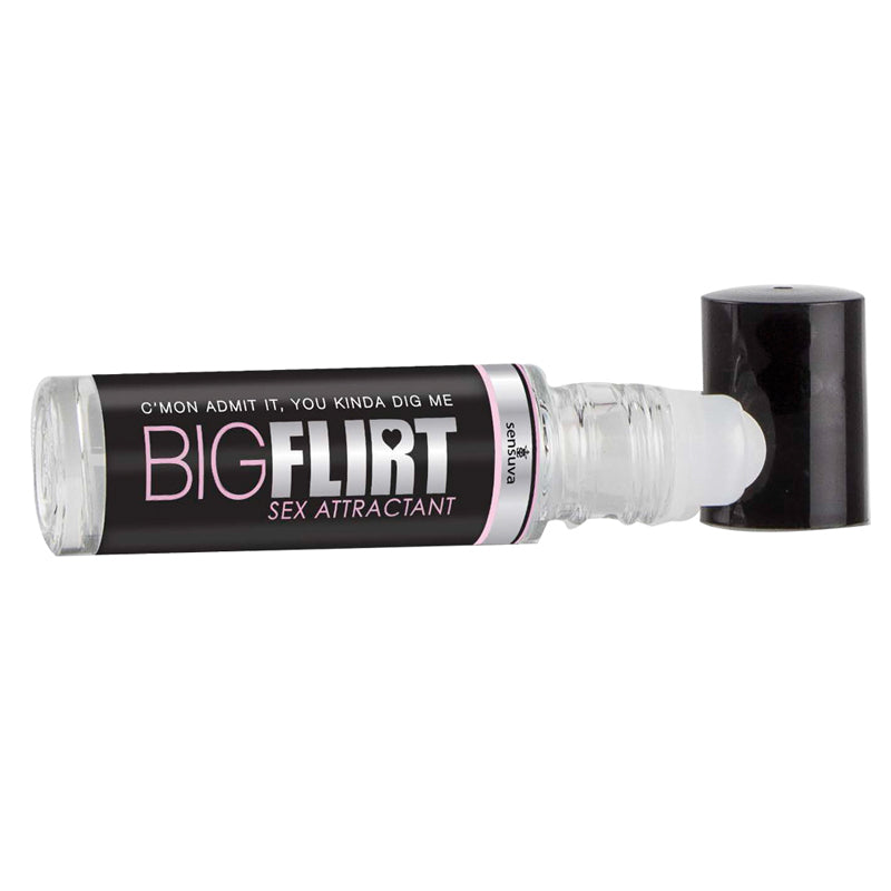 Sensuva Big Flirt Pheromone Sex Attractant Roll-On 0.34 oz