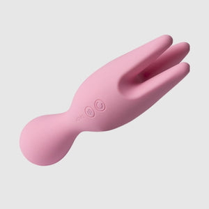 Svakom Silicone Nymph Rechargeable Soft Moving Finger Vibrator Pink