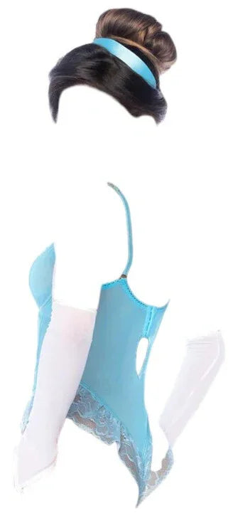 Mapale 5 pc Midnight Curfew Fantasy Princess Costume Light Blue