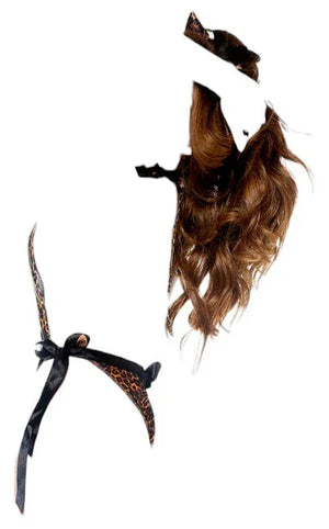 Mapale 2 pc Sexy Cheetah Girl Costume Brown