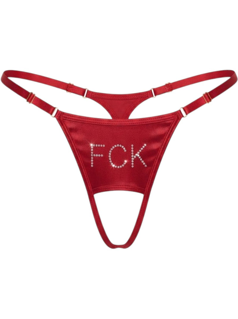 Express Podcasters Roma Costume Wet Bling Crotchless Thong FCK - Romantic Blessings