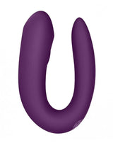Satisfyer Double Joy Rechargeable Silicone Couples App Enabled Dual Stimulating Vibrator