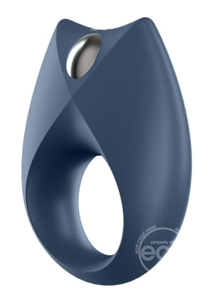 Satisfyer Royal One Rechargeable App Enabled Couple's Vibrating Penis Ring Blue