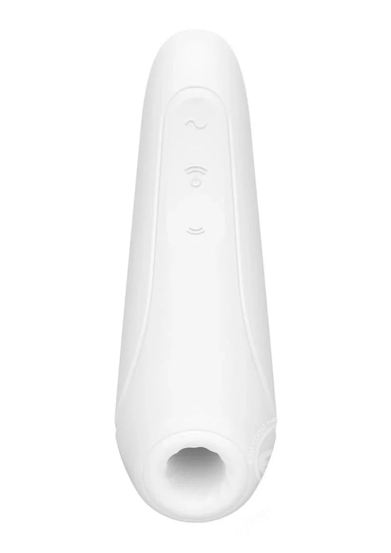 Satisfyer Curvy 1+ 2-N-1 Rechargeable Silicone Clitoral Stimulator with Air Pulse Technology