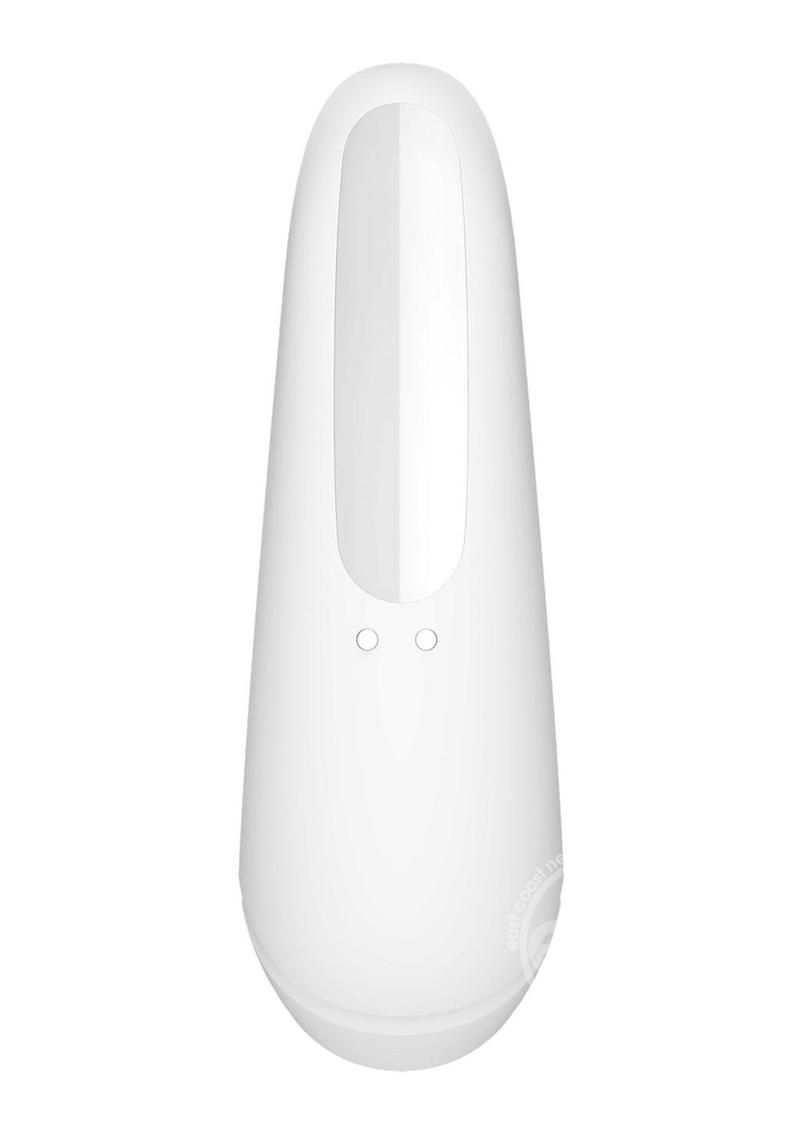 Satisfyer Curvy 1+ 2-N-1 Rechargeable Silicone Clitoral Stimulator with Air Pulse Technology