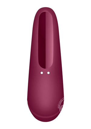 Satisfyer Curvy 1+ 2-N-1 Rechargeable Silicone Clitoral Stimulator with Air Pulse Technology