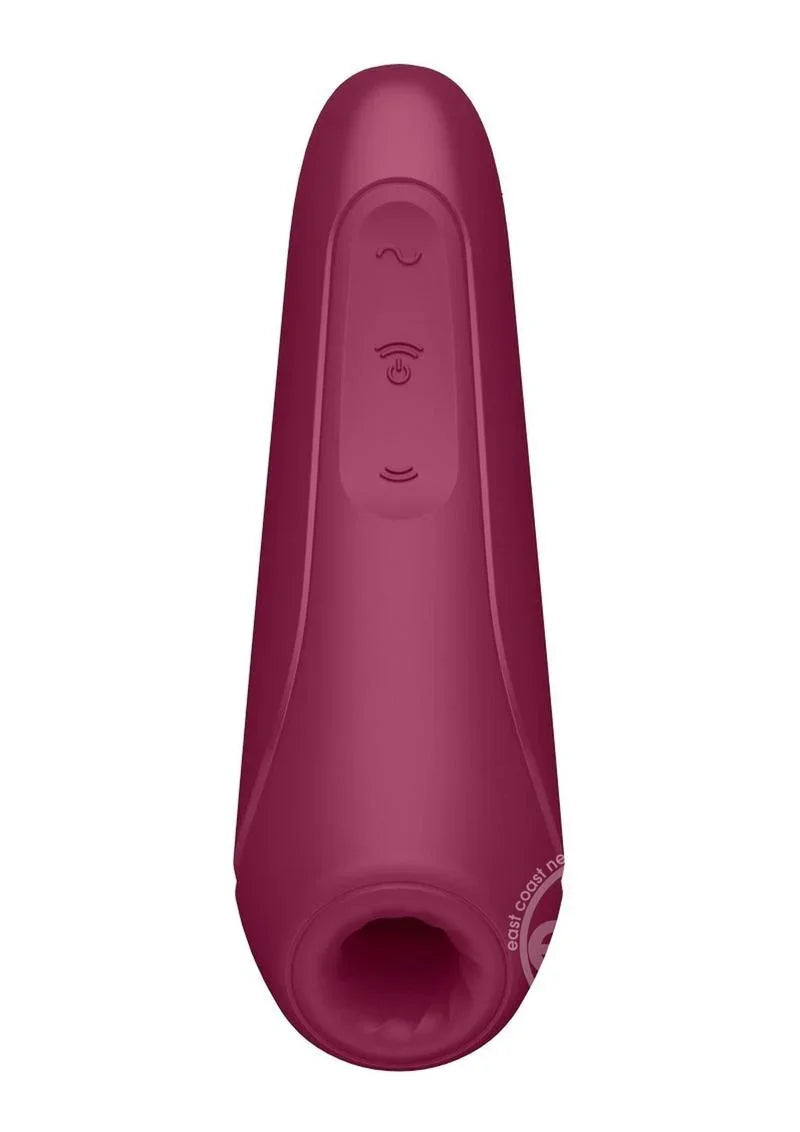 Satisfyer Curvy 1+ 2-N-1 Rechargeable Silicone Clitoral Stimulator with Air Pulse Technology