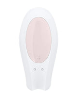 Satisfyer Double Joy Rechargeable Silicone Couples App Enabled Dual Stimulating Vibrator