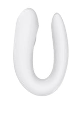 Satisfyer Double Joy Rechargeable Silicone Couples App Enabled Dual Stimulating Vibrator