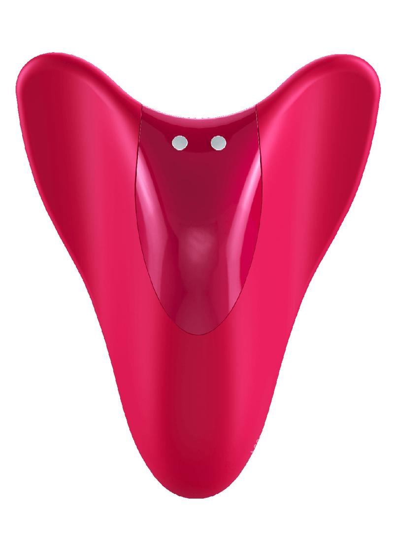 Satisfyer High Fly Silicone Rechargeable Powerful Finger Clitoris and Nipple Vibrator