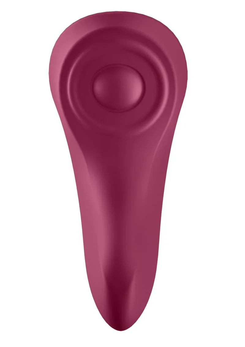 Satisfyer Sexy Secret Silicone Rechargeable App Enabled Panty Vibe Red