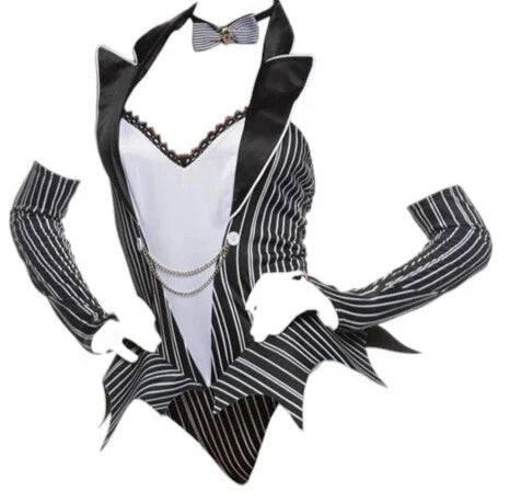 Roma Costume 3 PC Halloween Town Babe Black/White