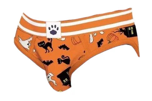 Prowler Men's Halloween Brief Orange/Black