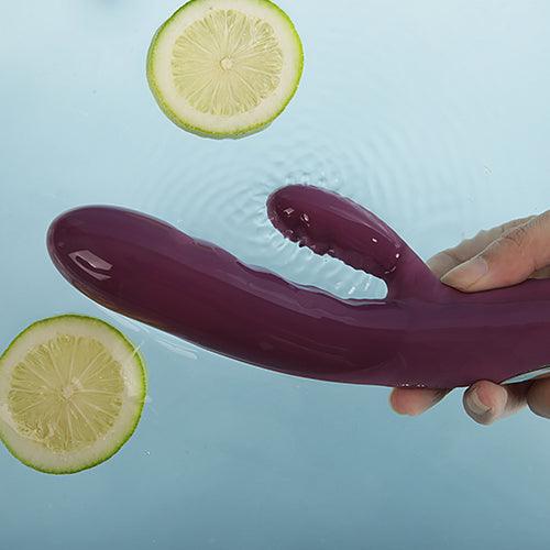 Svakom Avery Silicone Dual Stimulating Thrusting Rabbit Vibrator Violet