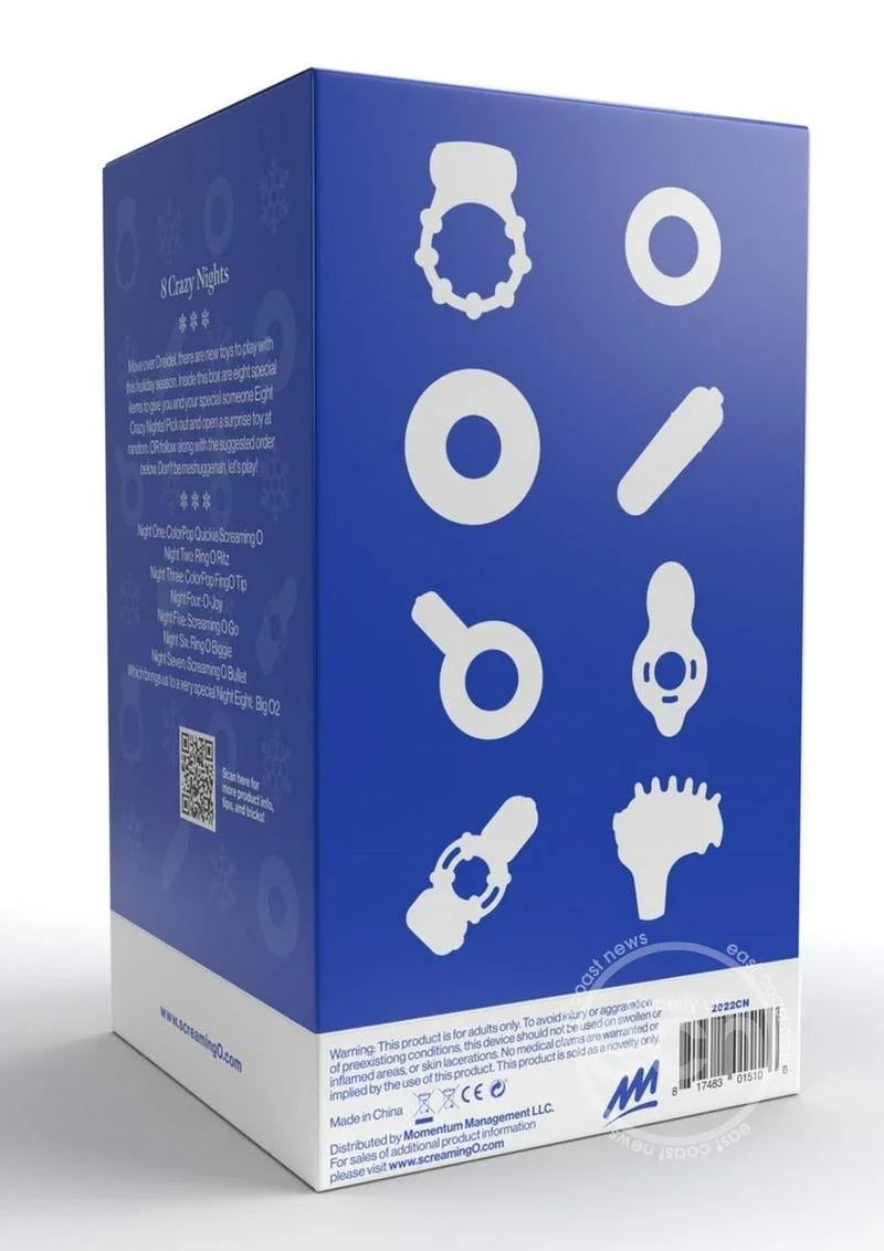 Screaming O Eight Crazy Nights Couples Kit