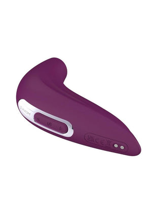 Svakom Pulse Union App Compatible Silicone Suction Stimulator Violet/Silver
