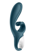 Satisfyer Hug Me Rechargeable Silicone Rabbit Vibrator with Clitoral Stimulation