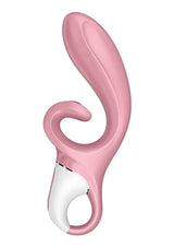 Satisfyer Hug Me Rechargeable Silicone Rabbit Vibrator with Clitoral Stimulation