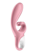 Satisfyer Hug Me Rechargeable Silicone Rabbit Vibrator with Clitoral Stimulation
