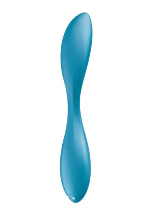 Satisfyer G-Spot Flex 1 Rechargeable Silicone Classic and Rabbit Style Vibrator Petrol