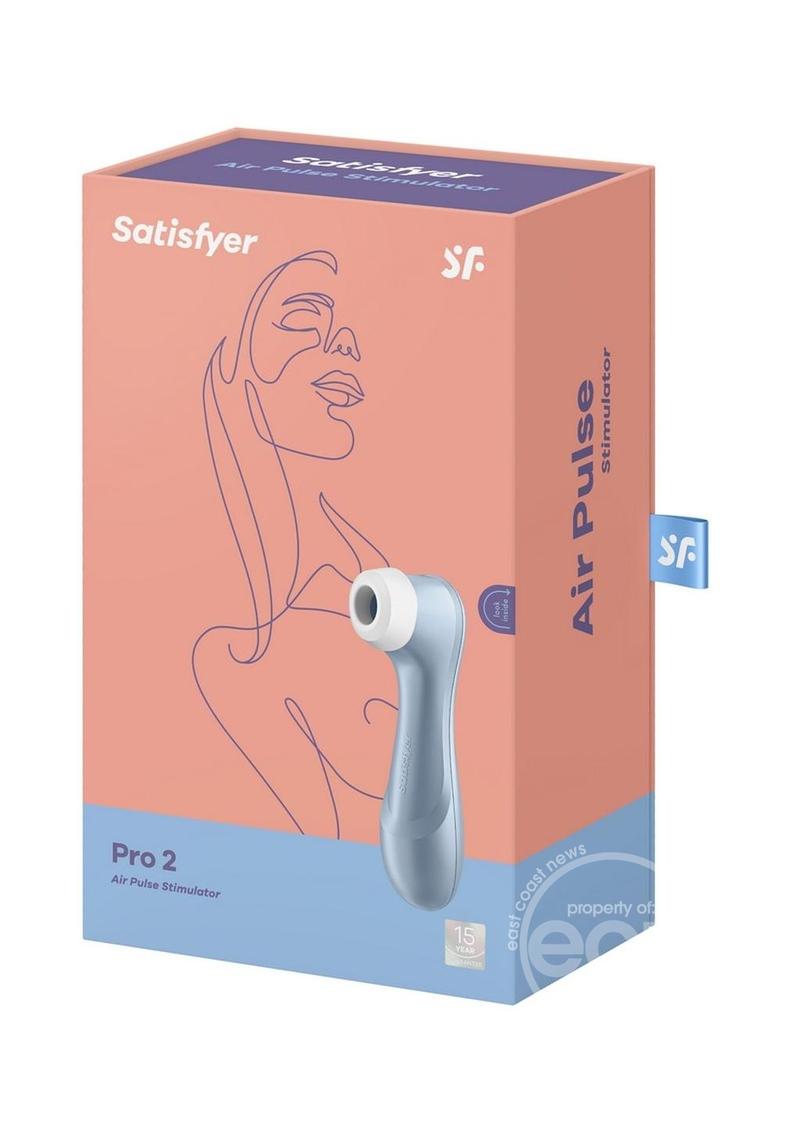 Satisfyer Pro 2 Generation 2 Rechargeable Silicone Clitoral Stimulator 6.5in