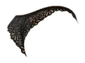 Escante Mix & Match Lace Tanga Panty Black