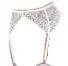 Escante Mix & Match Lace Boning Garter Belt White