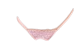 Escante Mix & Match Lace Open Crotch G-String with Slider Sizers Pink