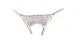 Escante Mix & Match Lace Open Crotch G-String with Slider Sizers White