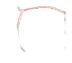 Escante Mix & Match Lace Open Crotch G-String with Pearl Crotch & Slider Sizers Pink