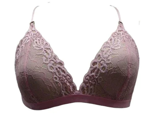 Escante Mix & Match Soft Bralette Top with Criss Cross Back Pink