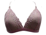 Escante Mix & Match Soft Bralette Top with Criss Cross Back Pink