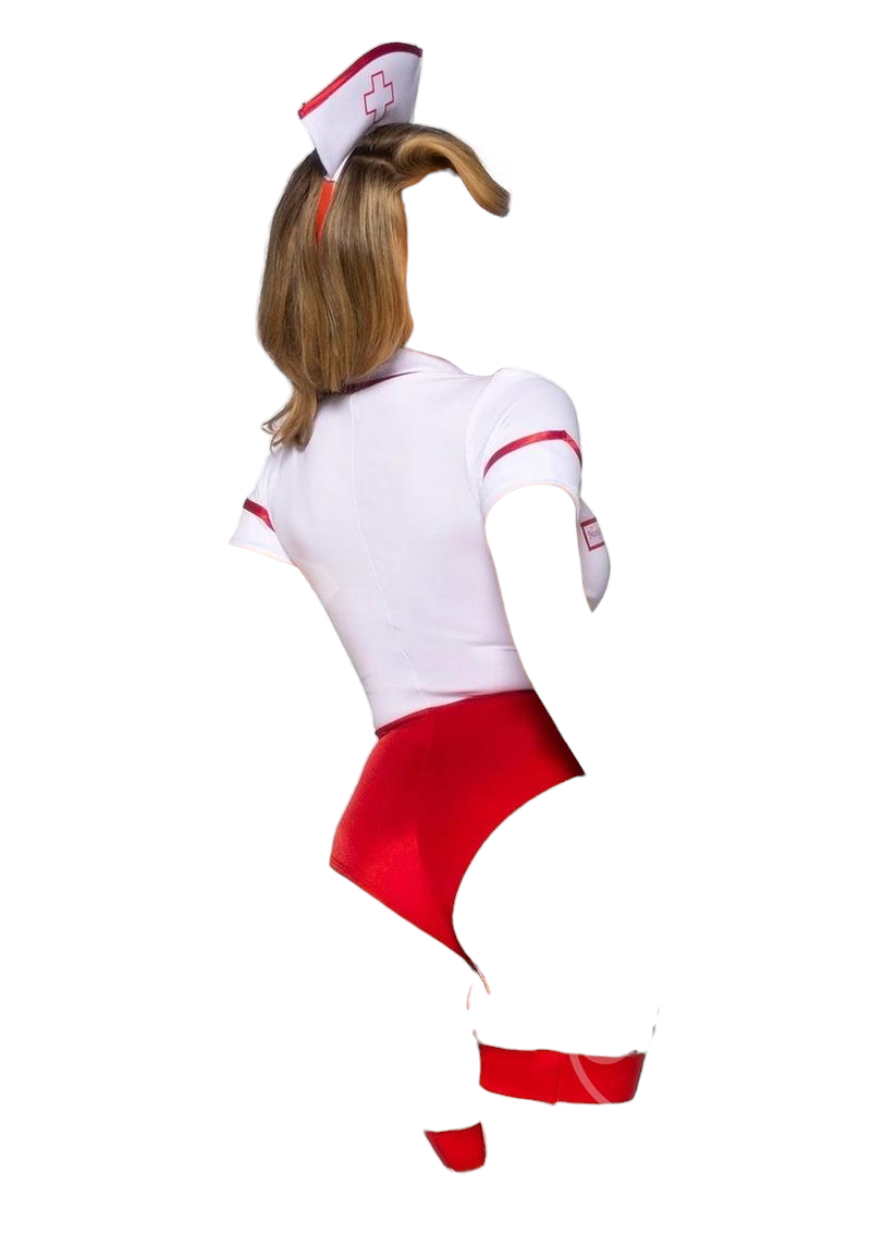 Sexy Nurse Feelgood, Women's Costume Bodysuit