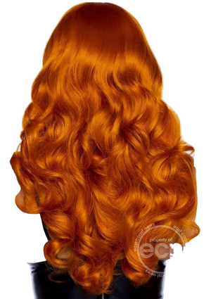 Leg Avenue Misfit 24" Long Wavy with Bangs Wig Ginger One Size