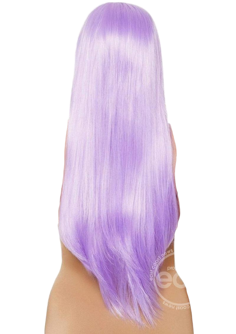 Leg Avenue Long Straight 33" Center Part Wig Lavender One Size