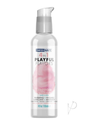 Swiss Navy 4 In 1 Multi Use Massage Gel & Lubricant Salted Cotton Candy