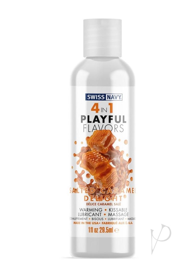 Swiss Navy 4 In 1 Multi Use Massage Gel & Lubricant Salted Caramel Delight