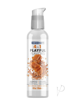 Swiss Navy 4 In 1 Multi Use Massage Gel & Lubricant Salted Caramel Delight