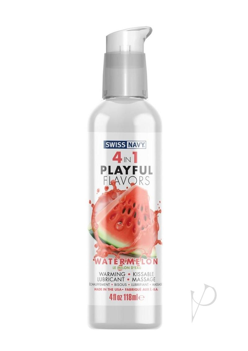 Swiss Navy 4 In 1 Multi Use Massage Gel & Lubricant Watermelon