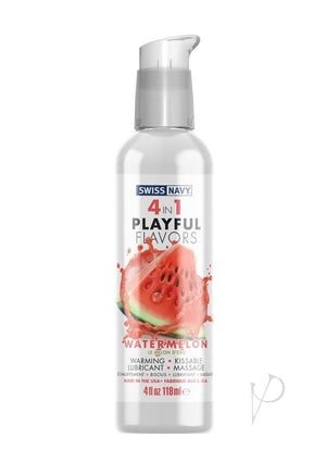 Swiss Navy 4 In 1 Multi Use Massage Gel & Lubricant Watermelon