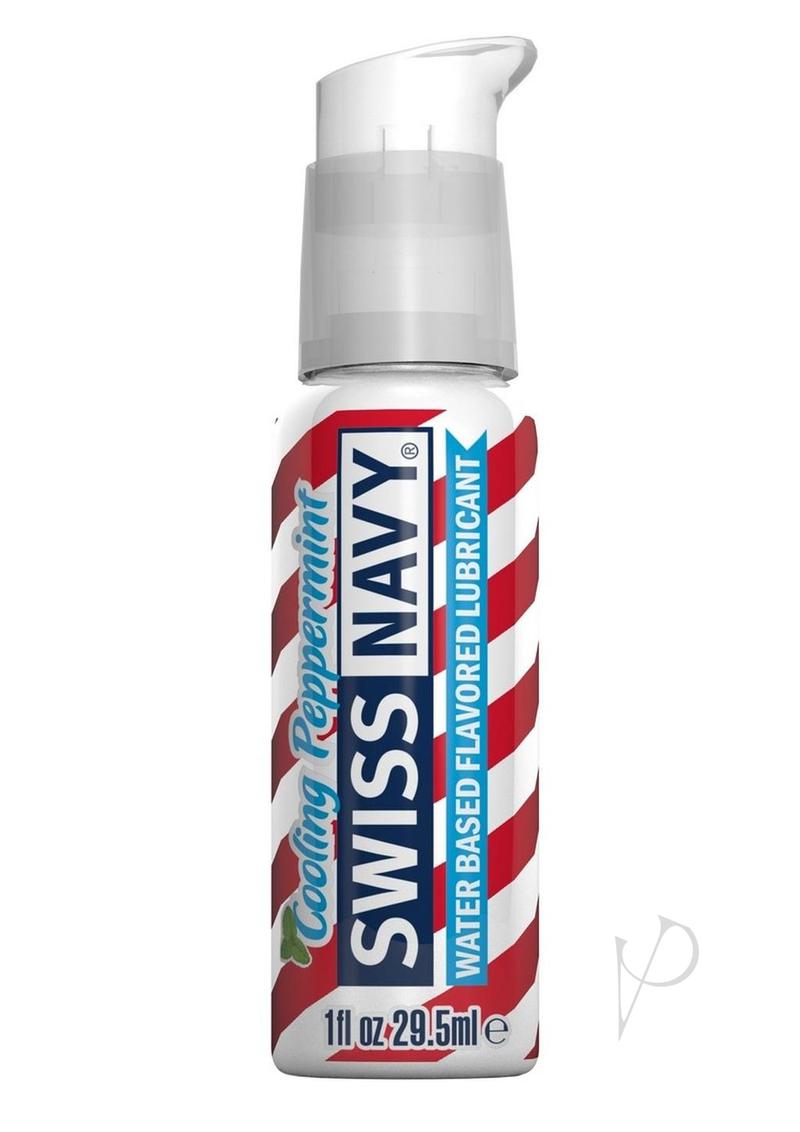 Swiss Navy Cooling Peppermint Flavored Water Based Lubricant