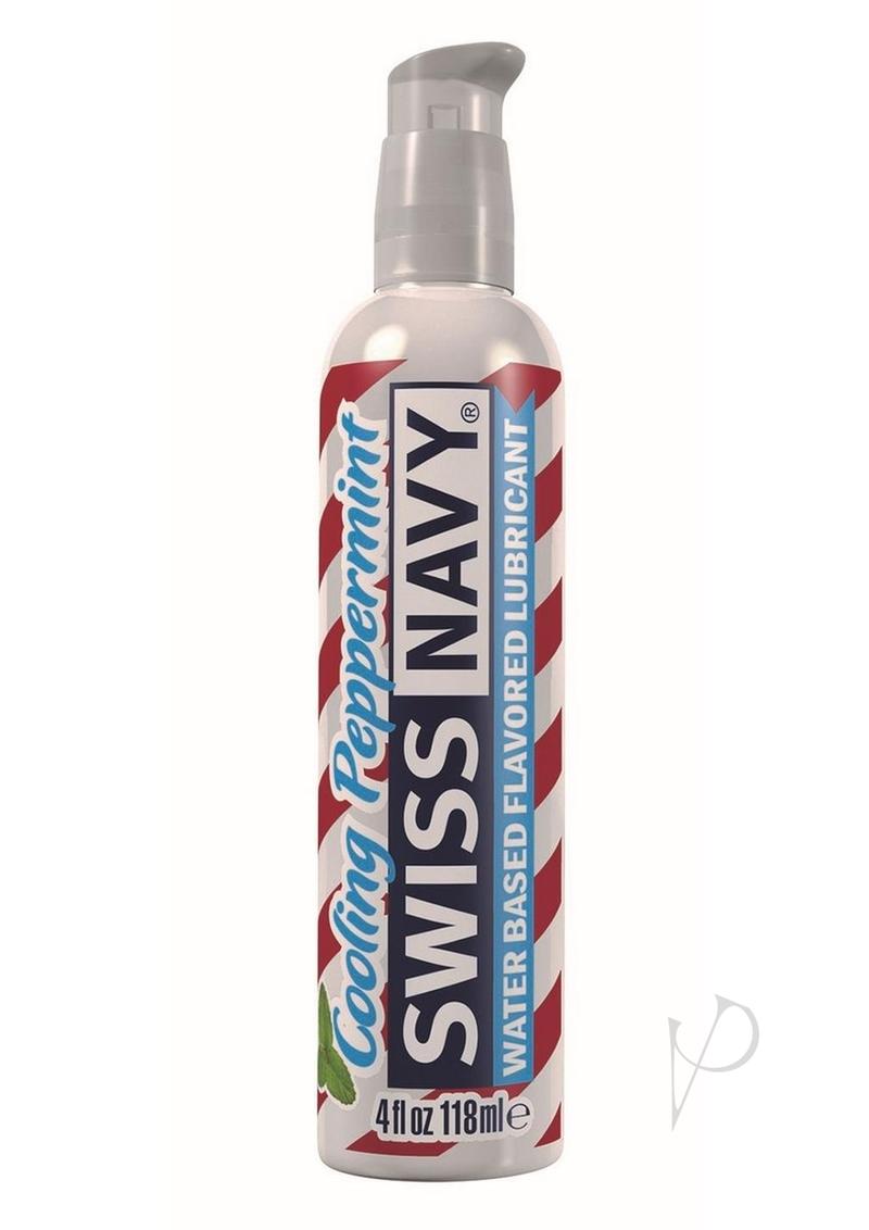 Swiss Navy Cooling Peppermint Flavored Water Based Lubricant