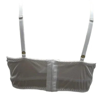 Escante Mix & Match Satin Bralette Top White