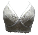 Escante Mix & Match Satin Bralette Top White