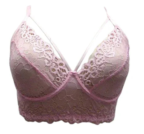 Escante Mix & Match Satin Bralette Top Pink