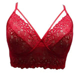 Escante Mix & Match Satin Bralette Top Red